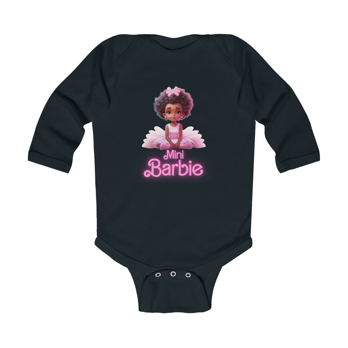 MiniBarbie Infant Long Sleeve Bodysuit